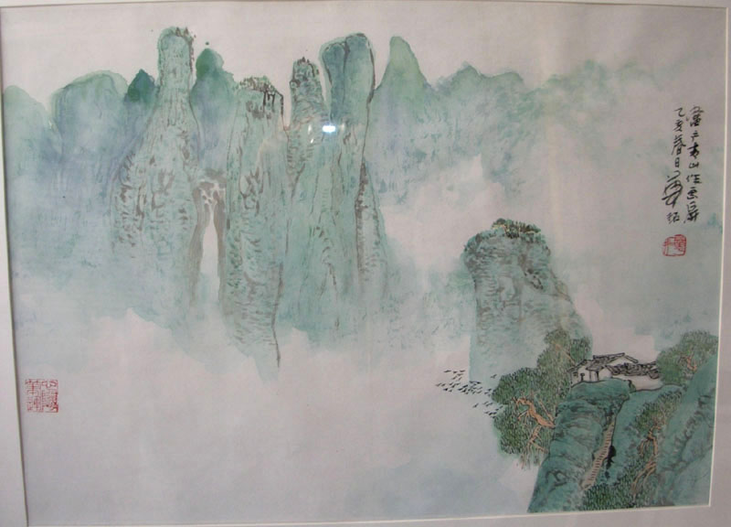 作者：华拓&nbsp;春山作画屏&nbsp;￥：10000&nbsp;单击鼠标查看大图！