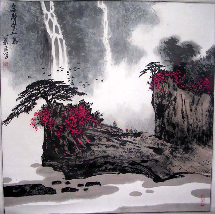 作者：魏万清&nbsp;山水&nbsp;￥：8000&nbsp;单击鼠标查看大图！