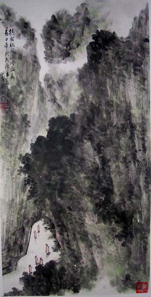 作者：许公泽&nbsp;山水&nbsp;￥：协商&nbsp;单击鼠标查看大图！