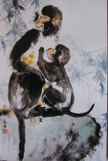 作者：施永成&nbsp;花鸟&nbsp;￥：3000&nbsp;单击鼠标查看大图！