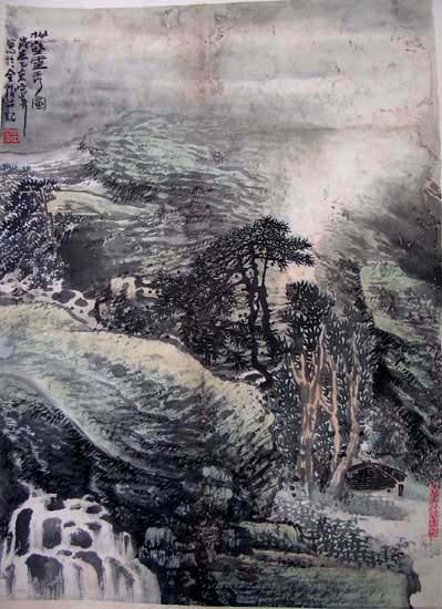 作者：宫中奇&nbsp;山水&nbsp;￥：协商&nbsp;单击鼠标查看大图！