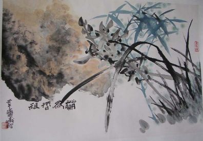 作者：邱帜铭&nbsp;花鸟&nbsp;￥：赏真阁藏品&nbsp;单击鼠标查看详细介绍！