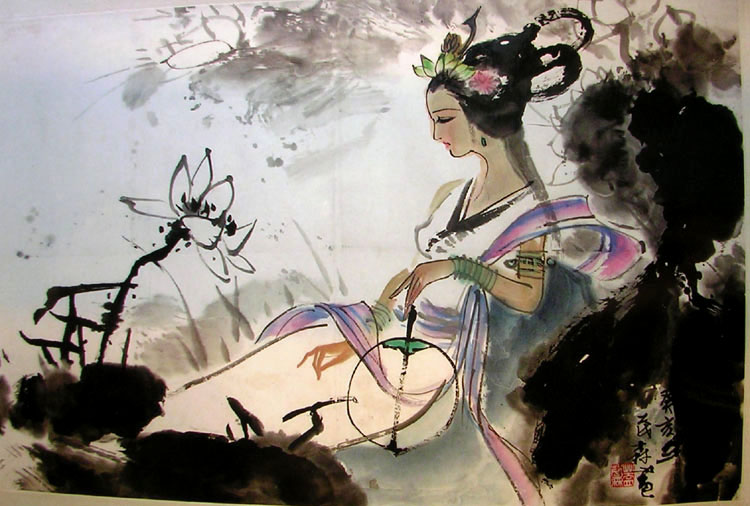 作者：盖茂森&nbsp;《仕女》&nbsp;￥：15000&nbsp;单击鼠标查看大图！