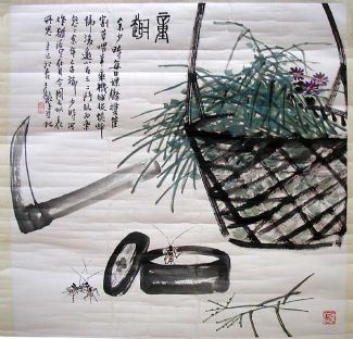 作者：张继馨&nbsp;花鸟&nbsp;￥：赏真阁藏品&nbsp;单击鼠标查看详细介绍！