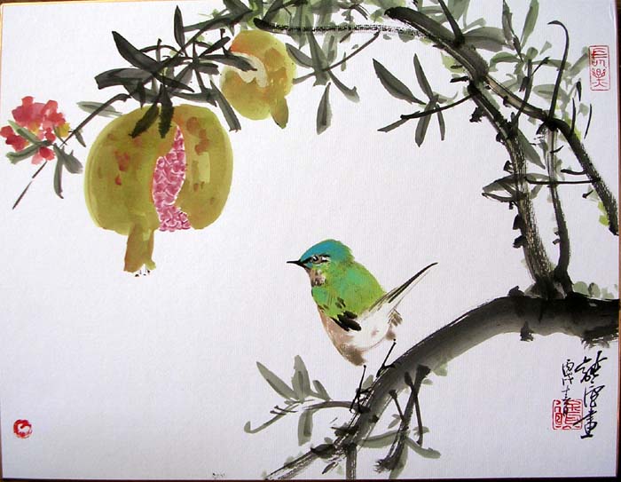 作者：徐纯原&nbsp;镜片花鸟&nbsp;￥：赏真阁藏品&nbsp;单击鼠标查看大图！