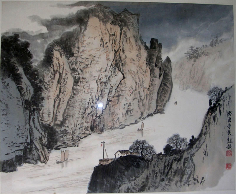 作者：魏镇&nbsp;《瞿塘秋色》&nbsp;￥：协商&nbsp;单击鼠标查看大图！