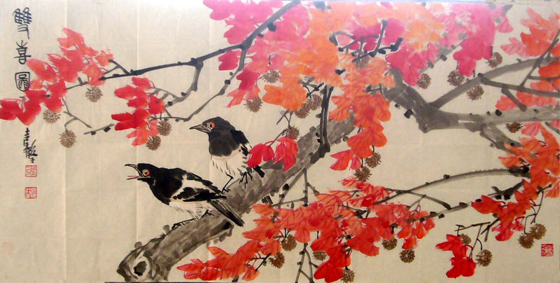 作者：张继馨&nbsp;张继馨花鸟&nbsp;￥：赏真阁藏品&nbsp;单击鼠标查看大图！