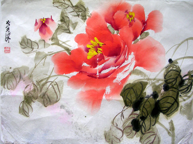 作者：侯世藻&nbsp;牡丹&nbsp;￥：協商&nbsp;单击鼠标查看大图！