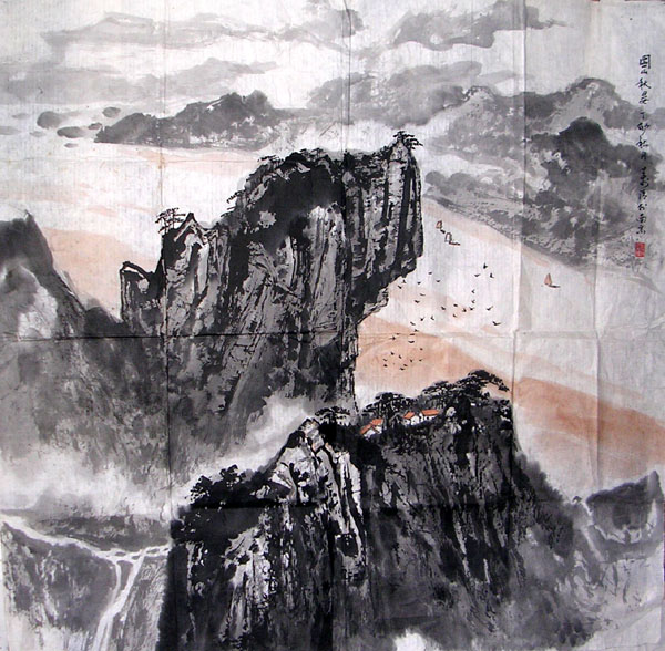 作者：魏万清&nbsp;山水&nbsp;￥：18000&nbsp;单击鼠标查看大图！