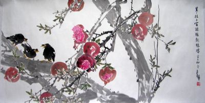 作者：张继馨&nbsp;张继馨花鸟&nbsp;￥：赏真阁藏品&nbsp;单击鼠标查看详细介绍！