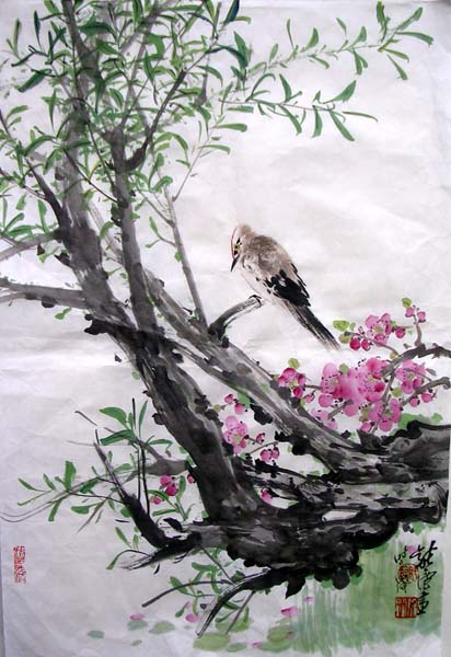 作者：徐纯原&nbsp;花鸟&nbsp;￥：赏真阁藏品&nbsp;单击鼠标查看大图！