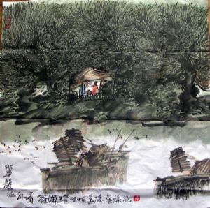 作者：罗国玮&nbsp;山水&nbsp;￥：赏真阁藏品&nbsp;单击鼠标查看详细介绍！