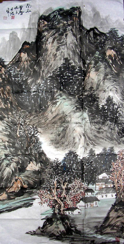 作者：杭中吉&nbsp;山水&nbsp;￥：4500&nbsp;单击鼠标查看大图！