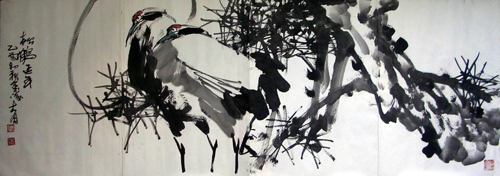 作者：陆大有&nbsp;花鸟&nbsp;￥：2500&nbsp;单击鼠标查看大图！