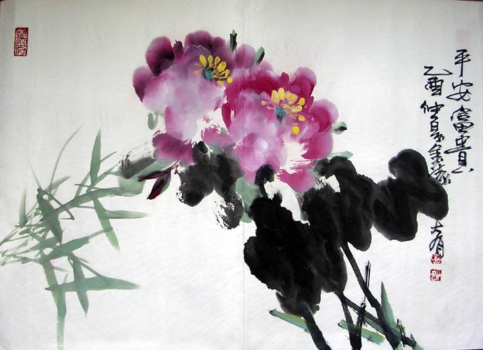 作者：陆大有&nbsp;花鸟&nbsp;￥：协商&nbsp;单击鼠标查看大图！