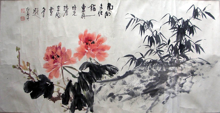 作者：陈培光&nbsp;陈培光牡丹  徐纯原 竹&nbsp;￥：5500&nbsp;单击鼠标查看大图！