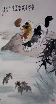 作者：杨建侯&nbsp;     花鸟 &nbsp;￥：赏真阁藏品&nbsp;单击鼠标查看详细介绍！