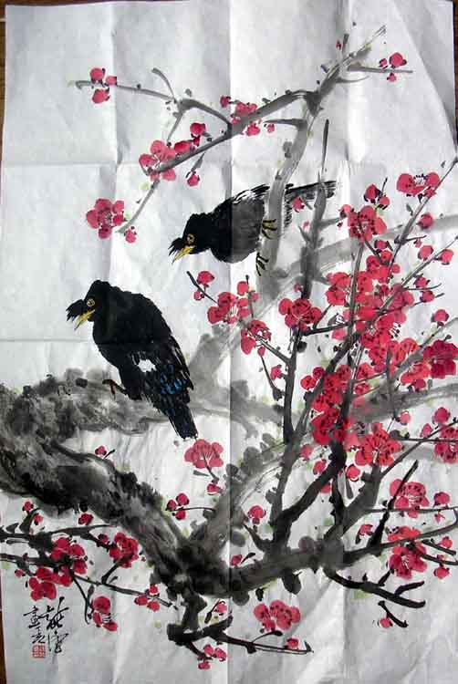 作者：徐纯原&nbsp;花鸟&nbsp;￥：赏真阁藏品&nbsp;单击鼠标查看大图！