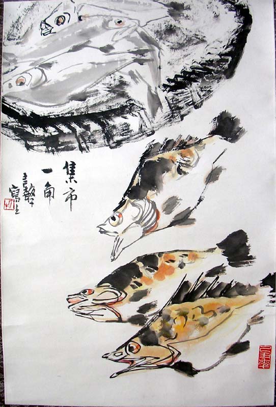 作者：张继馨&nbsp;花鸟&nbsp;￥：赏真阁藏品&nbsp;单击鼠标查看大图！