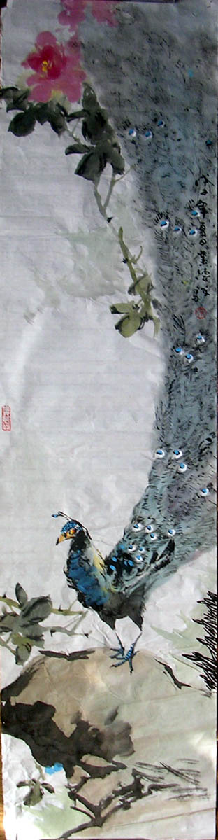 作者：业德骏&nbsp;花鸟四条屏&nbsp;￥：00000&nbsp;单击鼠标查看大图！