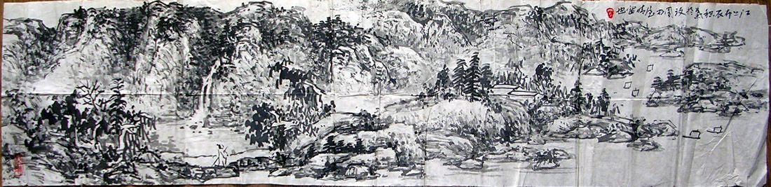 作者：罗积叶&nbsp;山水&nbsp;￥：协商&nbsp;单击鼠标查看大图！