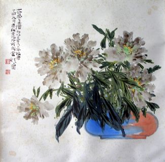 作者：史秋鶩&nbsp;史秋鶩68*68 立轴旧裱&nbsp;￥：赏真阁藏品&nbsp;单击鼠标查看详细介绍！