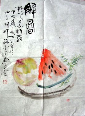 作者：钱大礼&nbsp;  花鸟  &nbsp;￥：赏真阁藏品&nbsp;单击鼠标查看详细介绍！