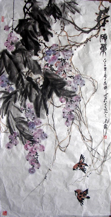 作者：阎志祥&nbsp;  花鸟  &nbsp;￥：1500&nbsp;单击鼠标查看大图！