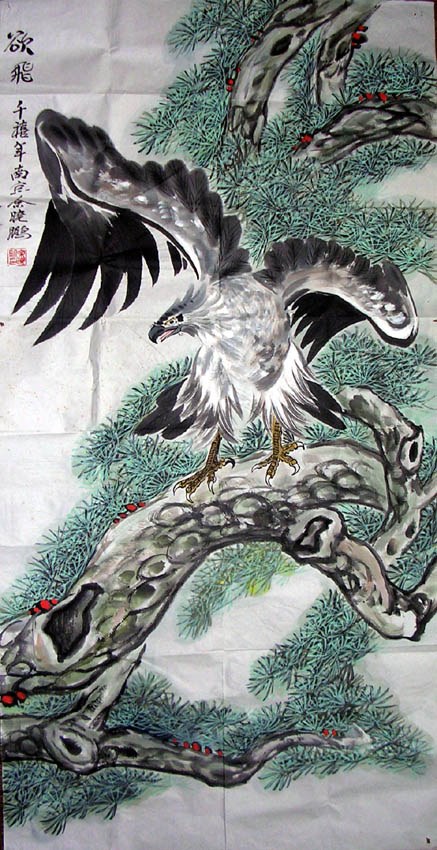 作者：余晓鹏&nbsp;  花鸟  &nbsp;￥：协商&nbsp;单击鼠标查看大图！