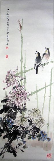 作者：张正吟&nbsp;花鸟&nbsp;￥：赏真阁藏品&nbsp;单击鼠标查看详细介绍！