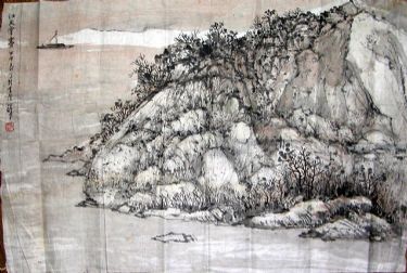 作者：张尔宾&nbsp;山水&nbsp;￥：赏真阁藏品&nbsp;单击鼠标查看详细介绍！