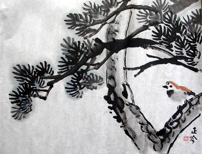 作者：张正吟&nbsp;花鸟&nbsp;￥：1500&nbsp;单击鼠标查看大图！