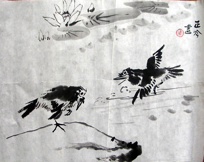 作者：张正吟&nbsp;花鸟&nbsp;￥：1500&nbsp;单击鼠标查看大图！