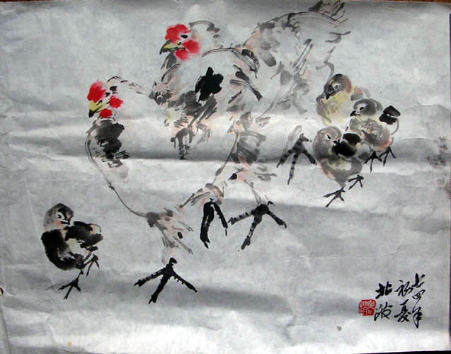 作者：赵良翰&nbsp;花鸟&nbsp;￥：4500&nbsp;单击鼠标查看大图！