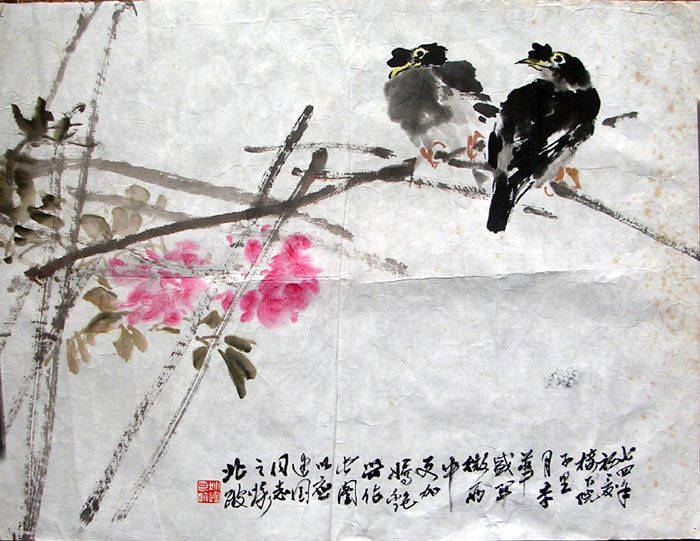 作者：赵良翰&nbsp;花鸟&nbsp;￥：4500&nbsp;单击鼠标查看大图！