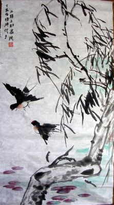 作者：杨  潮&nbsp;花鸟&nbsp;￥：协商&nbsp;单击鼠标查看详细介绍！