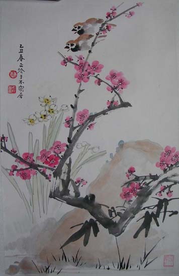 作者：张正吟&nbsp;花鸟&nbsp;￥：协商&nbsp;单击鼠标查看大图！