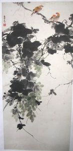 作者：张正吟&nbsp;花鸟&nbsp;￥：赏真阁藏品&nbsp;单击鼠标查看详细介绍！