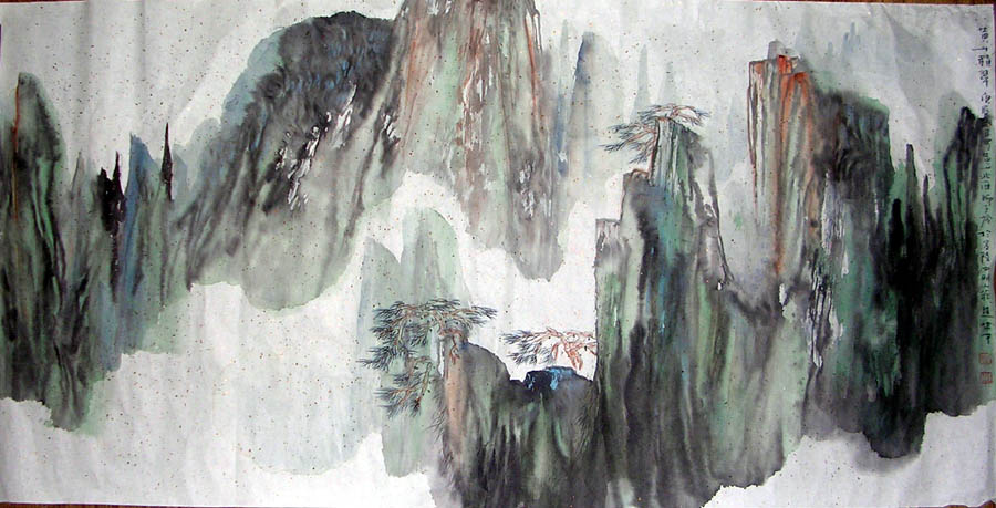 作者：赵晓钟&nbsp;山水&nbsp;￥：协商&nbsp;单击鼠标查看大图！