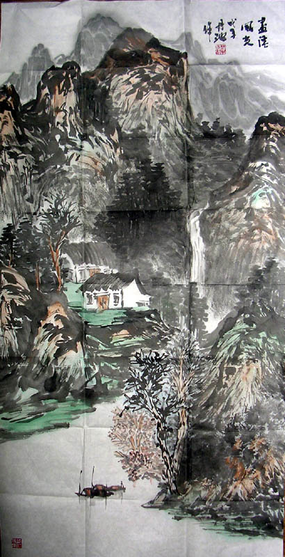 作者：杭中吉&nbsp;山水&nbsp;￥：协商&nbsp;单击鼠标查看大图！