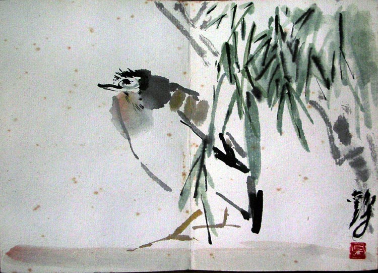 作者：吴冠南&nbsp;花鸟&nbsp;￥：赏真阁藏品&nbsp;单击鼠标查看大图！