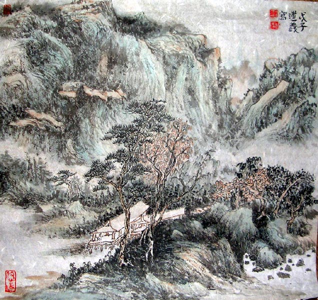 作者：钟道义&nbsp;山水&nbsp;￥：协商&nbsp;单击鼠标查看大图！