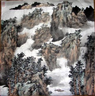 作者：倪建鸣&nbsp;山水&nbsp;￥：协商&nbsp;单击鼠标查看详细介绍！