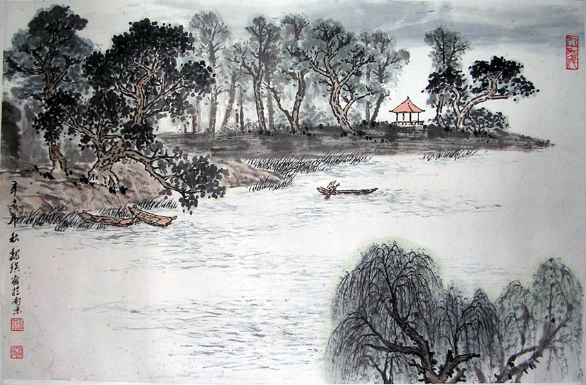 作者：魏镇&nbsp;山水&nbsp;￥：赏真阁藏品&nbsp;单击鼠标查看大图！