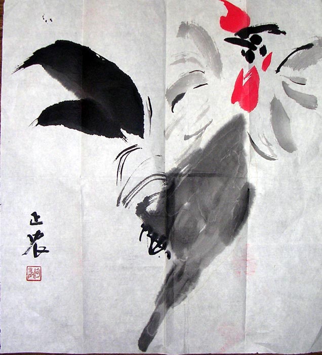 作者：张正农&nbsp;花鸟&nbsp;￥：400&nbsp;单击鼠标查看大图！