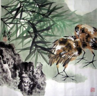 作者：邱炽铭&nbsp;花鸟&nbsp;￥：赏真阁藏品&nbsp;单击鼠标查看详细介绍！