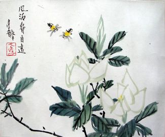 作者：张继馨&nbsp;花鸟&nbsp;￥：赏真阁藏品&nbsp;单击鼠标查看详细介绍！