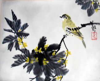 作者：张继馨&nbsp;花鸟&nbsp;￥：赏真阁藏品&nbsp;单击鼠标查看详细介绍！