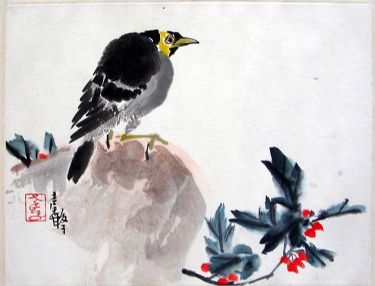 作者：张继馨&nbsp;花鸟&nbsp;￥：赏真阁藏品&nbsp;单击鼠标查看详细介绍！