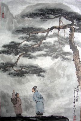 作者：傅瑜明&nbsp;人物山水&nbsp;￥：协商&nbsp;单击鼠标查看详细介绍！